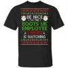 Be Nice To The Boots UK Employee Santa Is Watching Christmas Sweater, Shirt, Hoodie 1