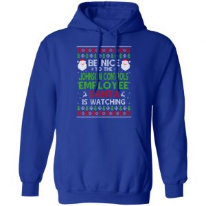 Be Nice To The Johnson Controls Employee Santa Is Watching Christmas Sweater, Shirt, Hoodie 21