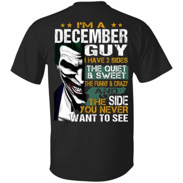 Joker December Guy Have 3 Sides The Quiet And Sweet Shirt, Hoodie, Tank 3