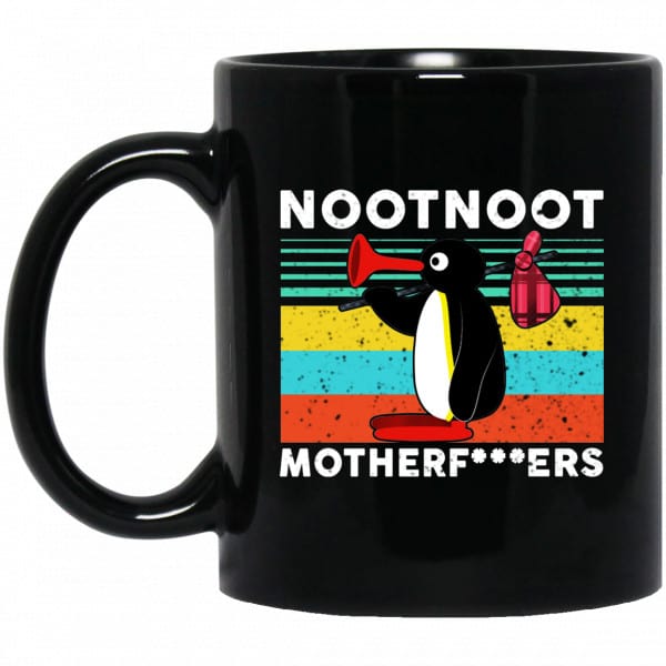 Pingu Noot Noot Motherfuckers Vintage Mug 3