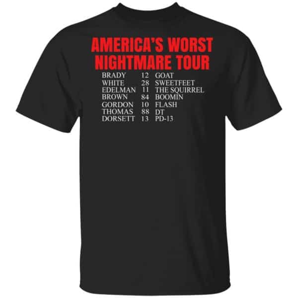 Bill’s Plan America’s Worst Nightmare Tour Brady Goat White Sweetfeet Edelman The Squirrel Shirt B Shirt, Hoodie, Tank 3