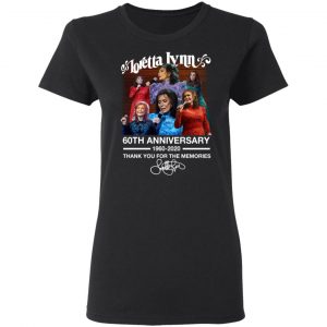Loretta Lynn 60th Anniversary 1960 2020 Thank You For The Memories Signature Shirt, Hoodie, Tank 18