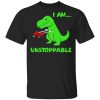 T-rex Dinosaur I Am Unstoppable T-shirt Xmas Shirt, Hoodie, Tank 1