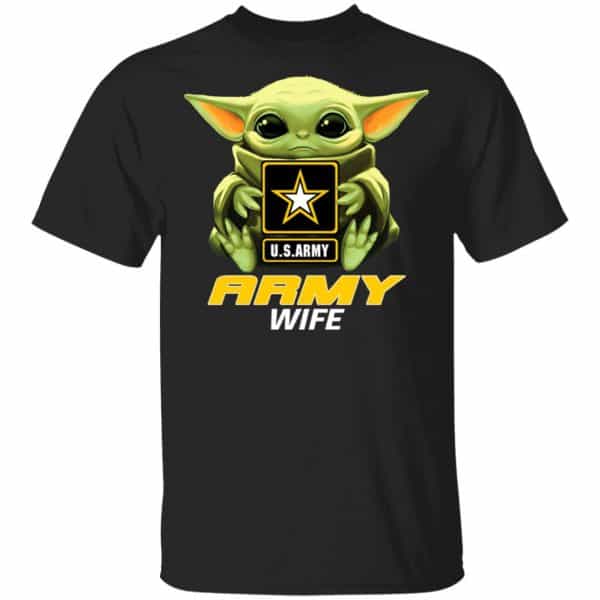 Baby Yoda Hug Us Army Wife Shirt, Hoodie, Tank 3