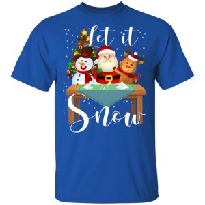 Santa Claus Reindeer Snowman Cocaine Let It Snow Shirt, Hoodie, Tank 17