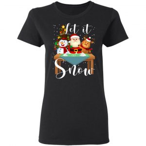 Santa Claus Reindeer Snowman Cocaine Let It Snow Shirt, Hoodie, Tank 18