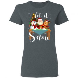 Santa Claus Reindeer Snowman Cocaine Let It Snow Shirt, Hoodie, Tank 19