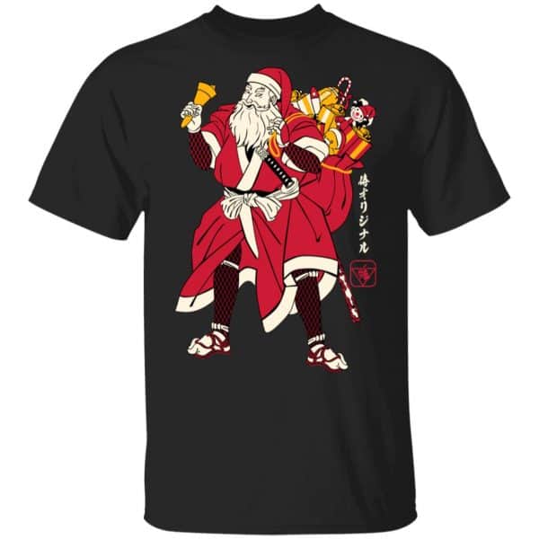 Christmas Santa Samurai Shirt, Hoodie, Tank 3
