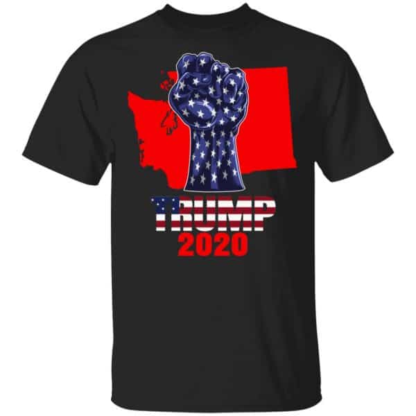 Washington For President Donald Trump 2020 Election Us Flag Shirt, Hoodie, Tank 3