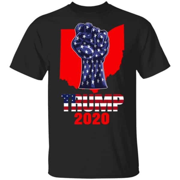 Ohio For President Donald Trump 2020 Election Us Flag Shirt, Hoodie, Tank 3