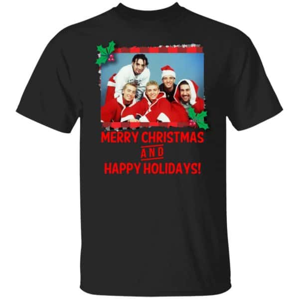 NSYNC Merry Christmas And Happy Holidays Shirt, Hoodie, Tank 3