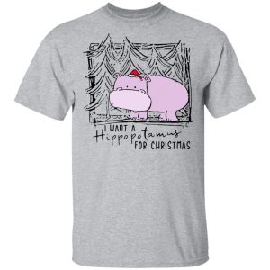 I Want A Hippopotamus For Christmas Shirt, Hoodie, Tank 16