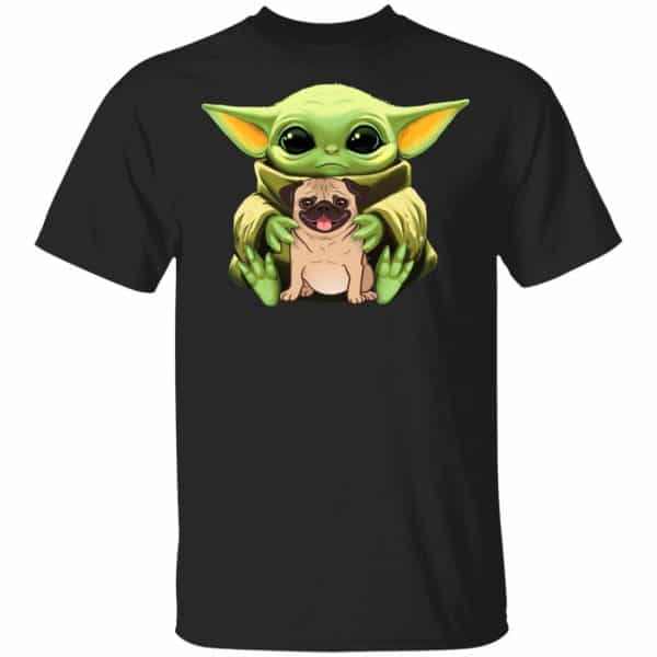 Baby Yoda Hug Pug Dog Shirt, Hoodie, Tank 3
