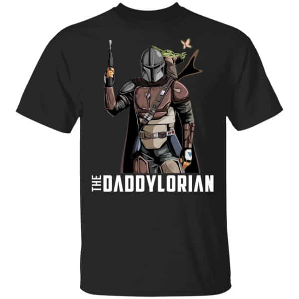 The Daddylorian Daddy Baby Yoda Mandalorian Shirt, Hoodie, Tank 3