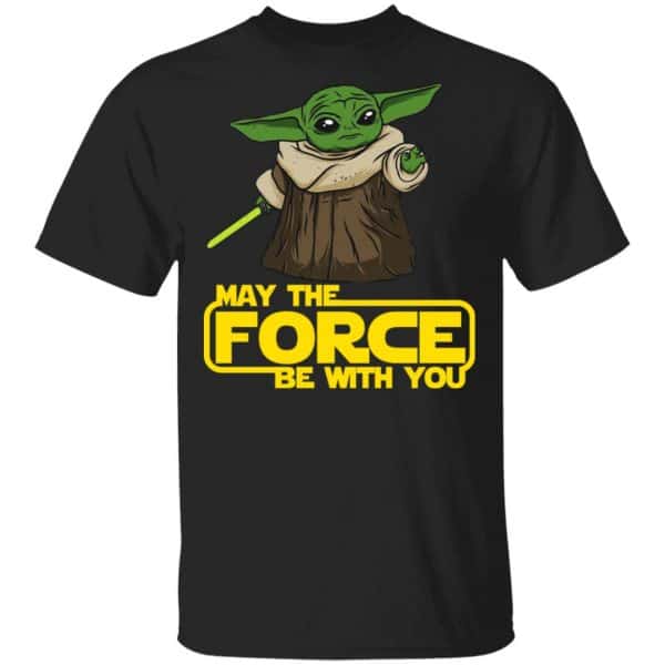 Baby Yoda May The Force Be With You Shirt, Hoodie, Tank 3