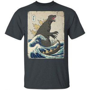 The Great Godzilla Off Kanagawa Shirt, Hoodie, Tank 15