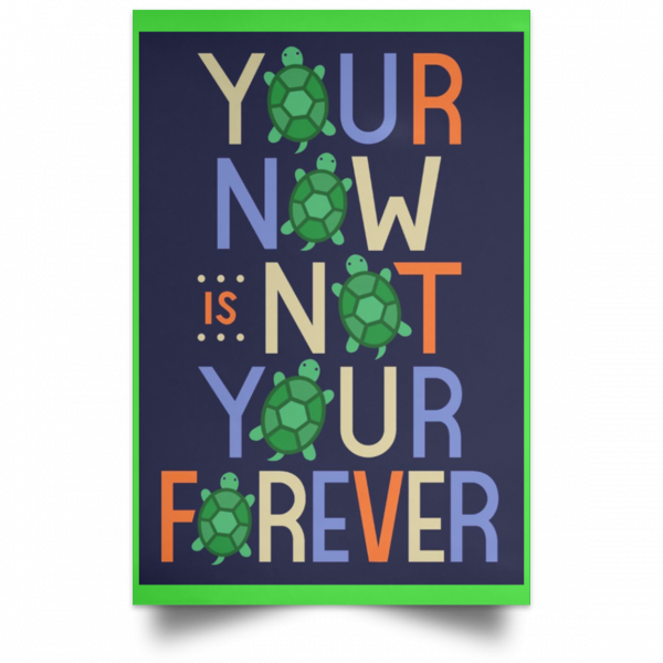 Your Now Is Not Your Forever Poster Apparel 10