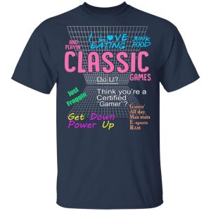 I Love Eating Classic Games Shirt, Hoodie, Tank 16