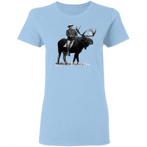 Teddy Roosevelt Riding A Bull Moose Shirt, Hoodie, Tank 9