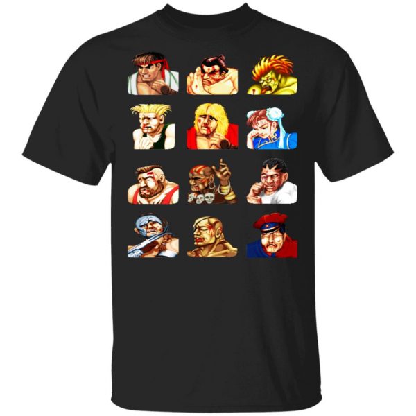Street Fighter 2 Continue Faces Shirt, Hoodie, Tank 3