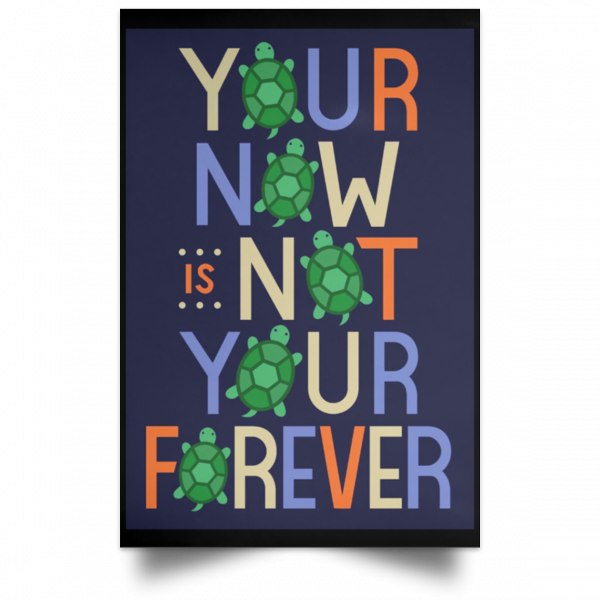 Your Now Is Not Your Forever Poster Apparel 4