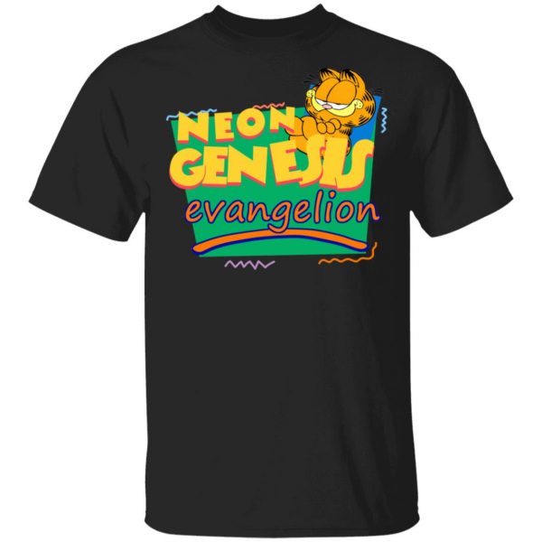 Neon Genesis Evangelion Meets Garfield And Friends Shirt, Hoodie, Tank 3