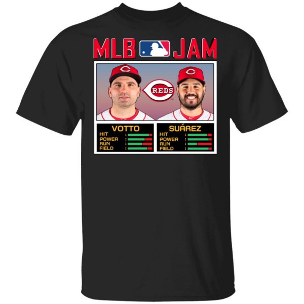 MLB Jam Reds Votto And Suarez Shirt, Hoodie, Tank 3