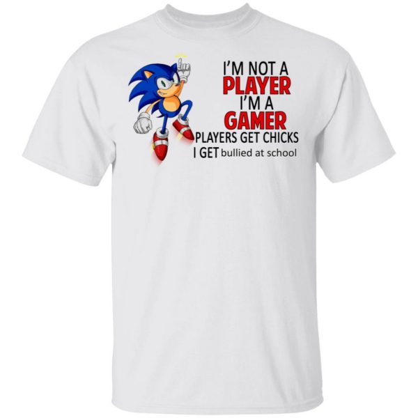I’m Not Player I’m A Gamer Players Get Chicks I Get Bullied At School Shirt, Hoodie, Tank Apparel 4