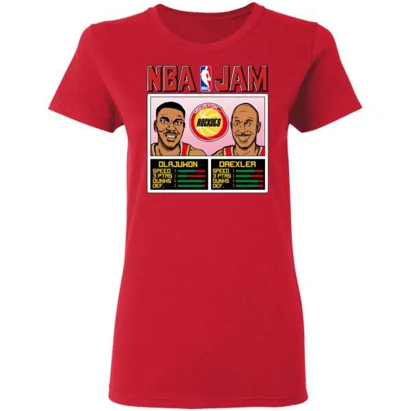 NBA Jam Rockets Olajuwon And Drexler Shirt, Hoodie, Tank 9