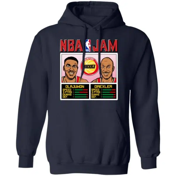 NBA Jam Rockets Olajuwon And Drexler Shirt, Hoodie, Tank 12