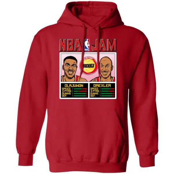 NBA Jam Rockets Olajuwon And Drexler Shirt, Hoodie, Tank 13