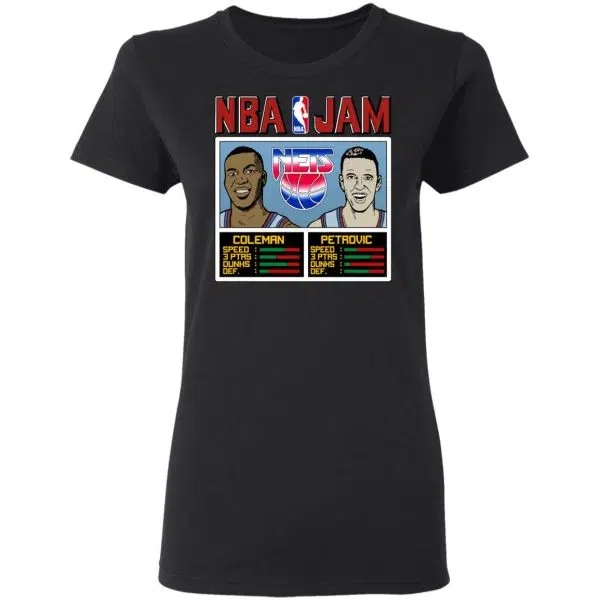 NBA Jam Nets Coleman And Petrovic Shirt, Hoodie, Tank 7