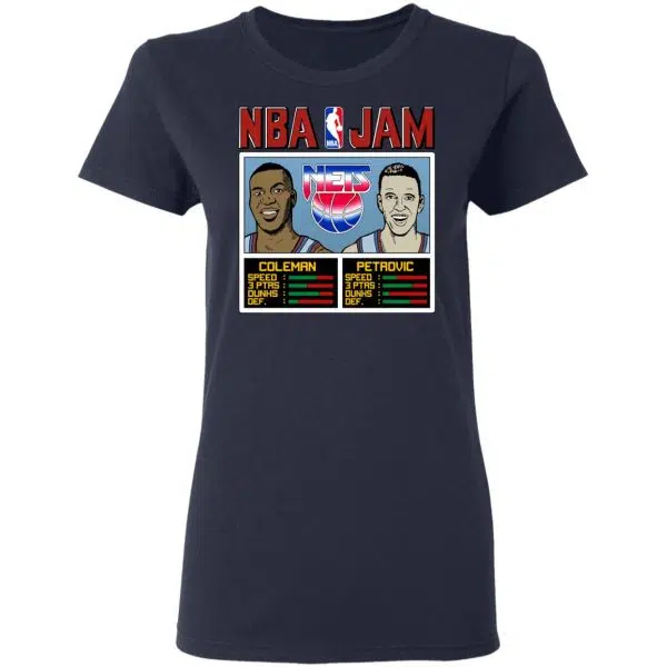 NBA Jam Nets Coleman And Petrovic Shirt, Hoodie, Tank 8