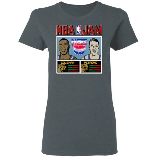 NBA Jam Nets Coleman And Petrovic Shirt, Hoodie, Tank 10