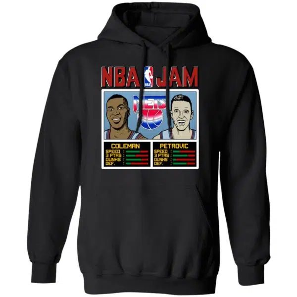 NBA Jam Nets Coleman And Petrovic Shirt, Hoodie, Tank 11