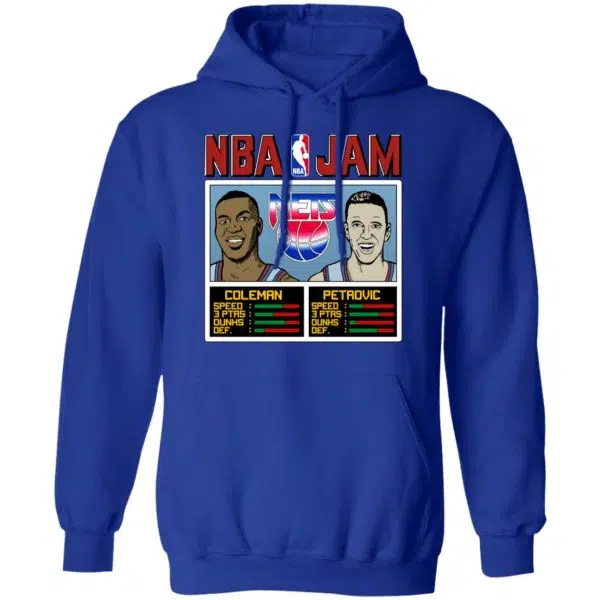 NBA Jam Nets Coleman And Petrovic Shirt, Hoodie, Tank 13