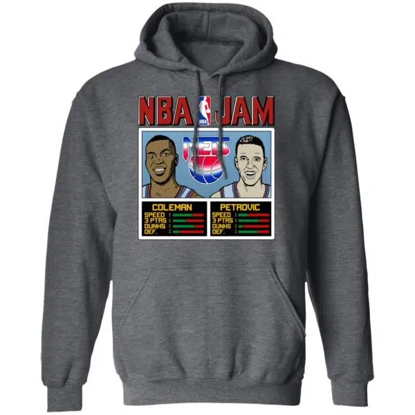 NBA Jam Nets Coleman And Petrovic Shirt, Hoodie, Tank 14