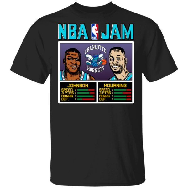 NBA Jam Hornets Johnson And Mourning Shirt, Hoodie, Tank Apparel 3