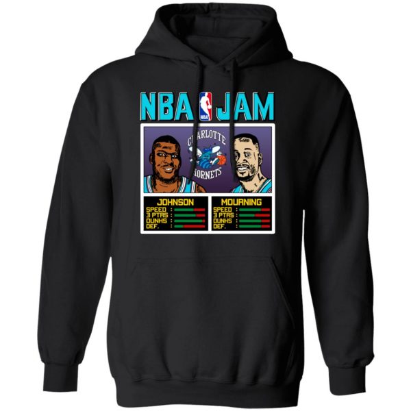 NBA Jam Hornets Johnson And Mourning Shirt, Hoodie, Tank Apparel 11