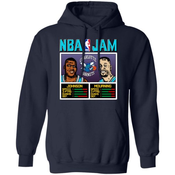 NBA Jam Hornets Johnson And Mourning Shirt, Hoodie, Tank Apparel 12