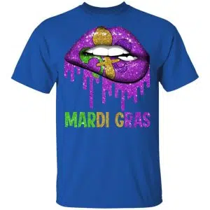 Mardi Gras Lip Biting Shirt, Hoodie, Tank 17