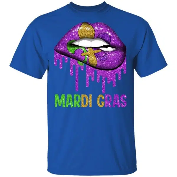 Mardi Gras Lip Biting Shirt, Hoodie, Tank 6