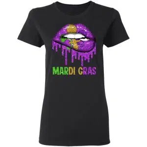 Mardi Gras Lip Biting Shirt, Hoodie, Tank 18