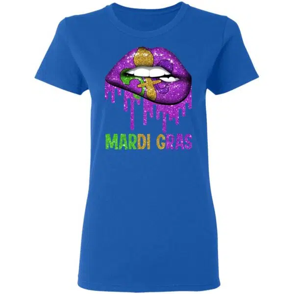 Mardi Gras Lip Biting Shirt, Hoodie, Tank 10