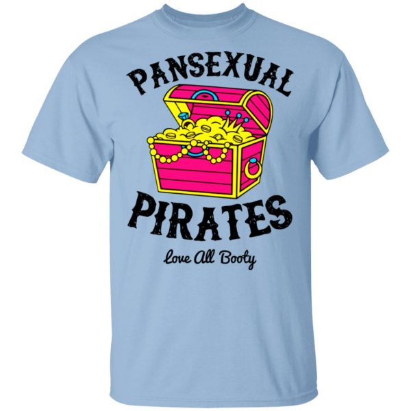 Pansexual Pirates Love All Booty Shirt, Hoodie, Tank 3