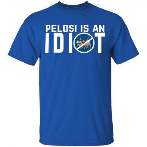 Pelosi Is An Idiot Political Humor Shirt, Hoodie, Tank 17
