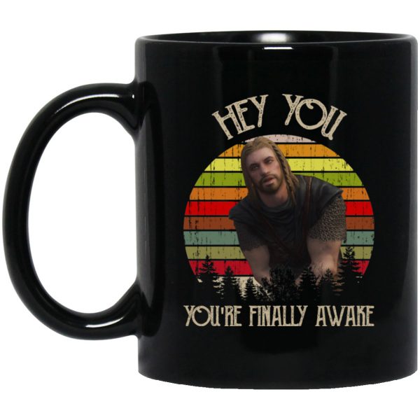 Skyrim Ralof Hey You You’re Finally Awake Mug Coffee Mugs 3