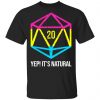 It's Natural 20 Pansexual Flag Pride LGBT Right Saying Shirt, Hoodie, Tank 2