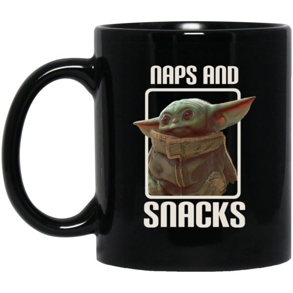 Baby Yoda Naps And Snacks Mug 3