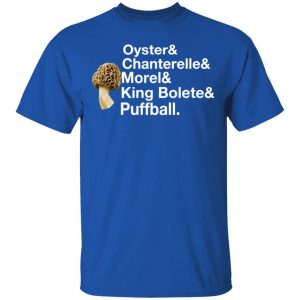The Mushroom Forager Oyster & Chanterelle & Morel & King Bolete & Puffball Shirt, Hoodie, Tank 17